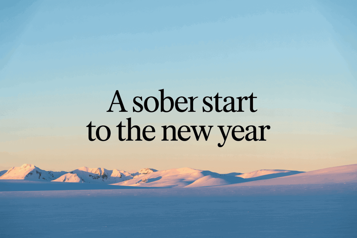 detox before the new year symbolizing a fresh start and stability through winter